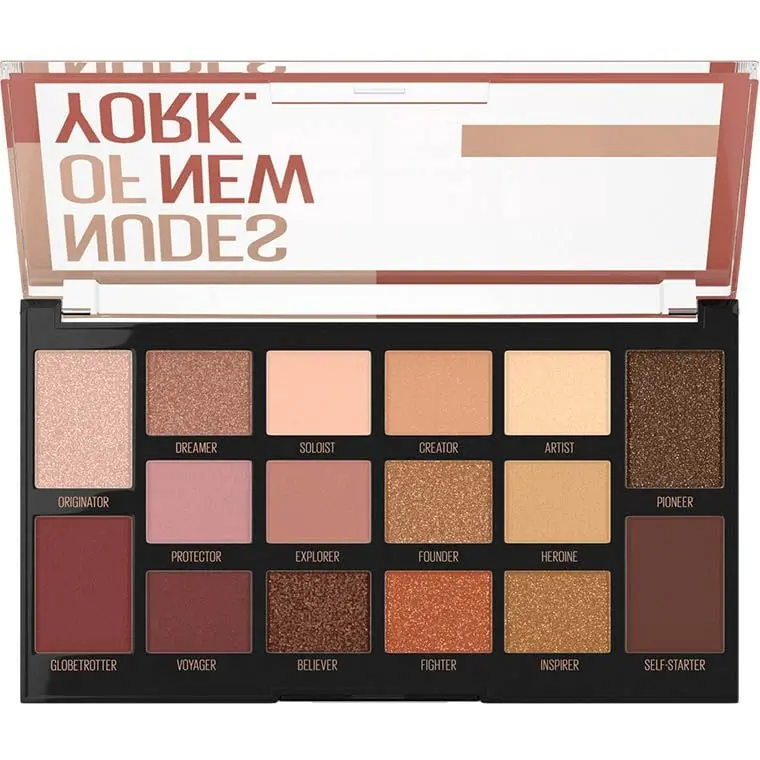 Палитра теней для век Maybelline New York Nudes of New York 16 шт. 18 г (BB3281200) - фото 3