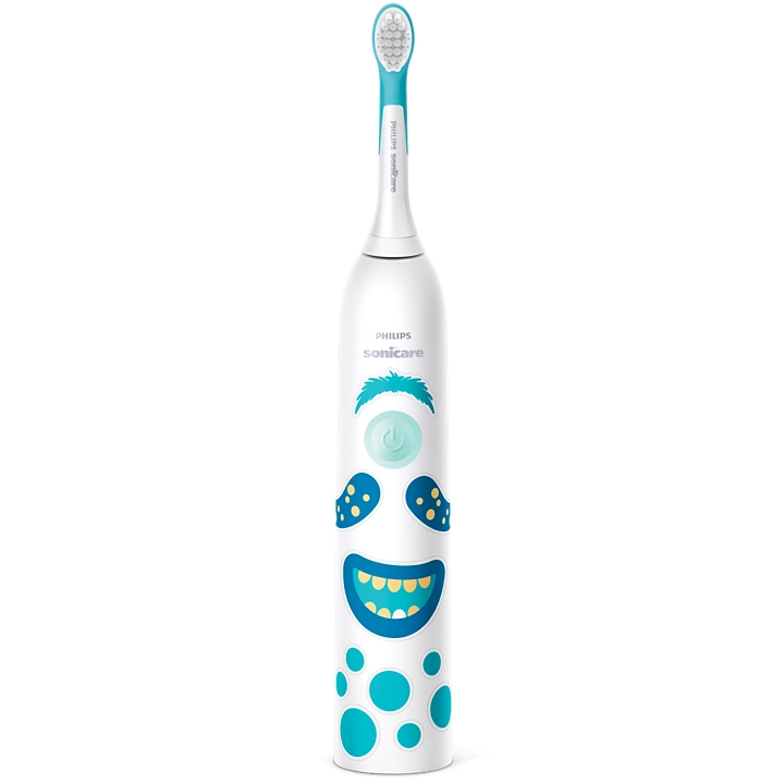 Детская электрическая зубная щетка Philips For Kids HX3411/01 мягкая белая (3930550) - фото 3