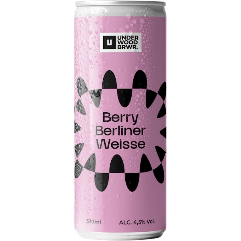 Пиво Underwood Brewery Berry Berliner Weisse 4.5% 0.33 л ж/б - фото 1