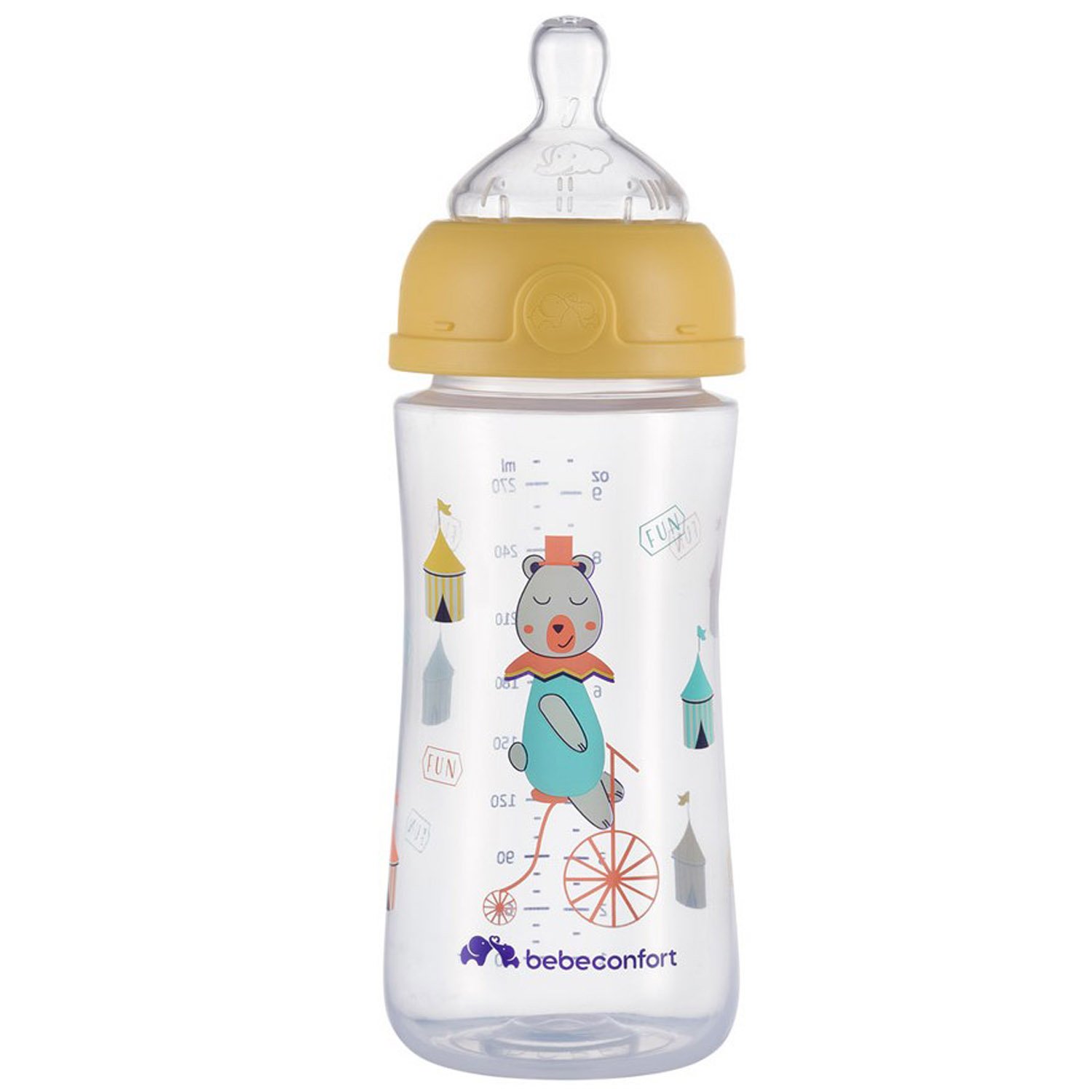 Бутылочка для кормления Bebe Confort Emotion PP Bottle, 270 мл, желтая (3102201980) - фото 1