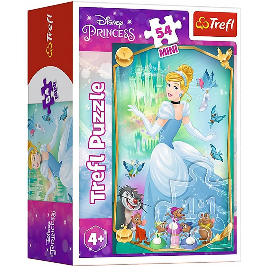 Пазлы Trefl Волшебные принцессы и Дисней принцессы Міні 54 элементов - фото 1
