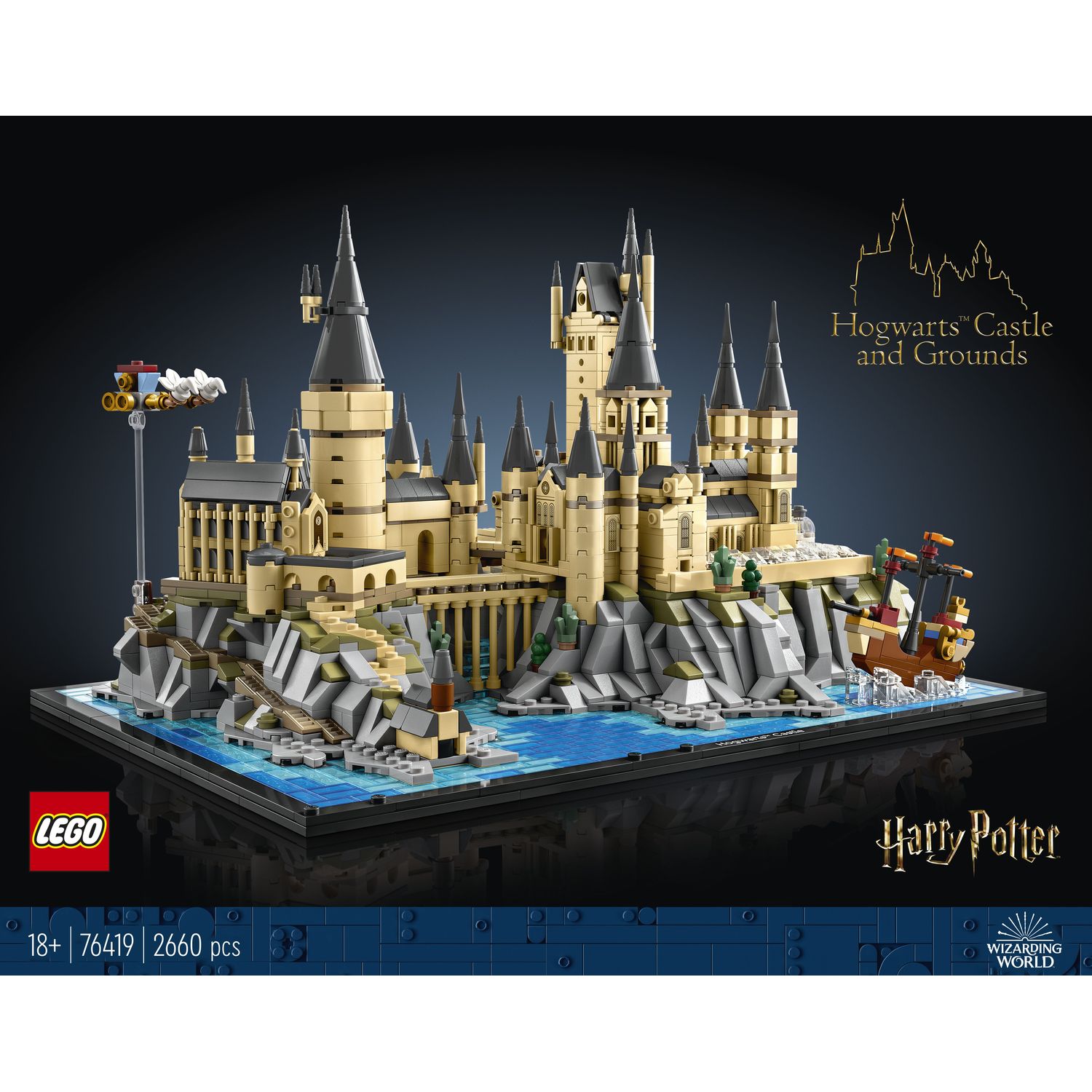 Конструктор LEGO Harry Potter Замок і територія Гоґвортсу, 2660 деталей (76419) - фото 1