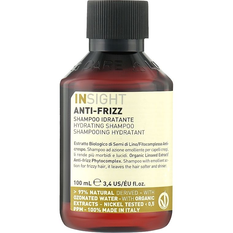 Шампунь Insight Anti-Frizz Hydrating Shampoo Увлажняющий с анти-фриз эффектом 100 мл - фото 1