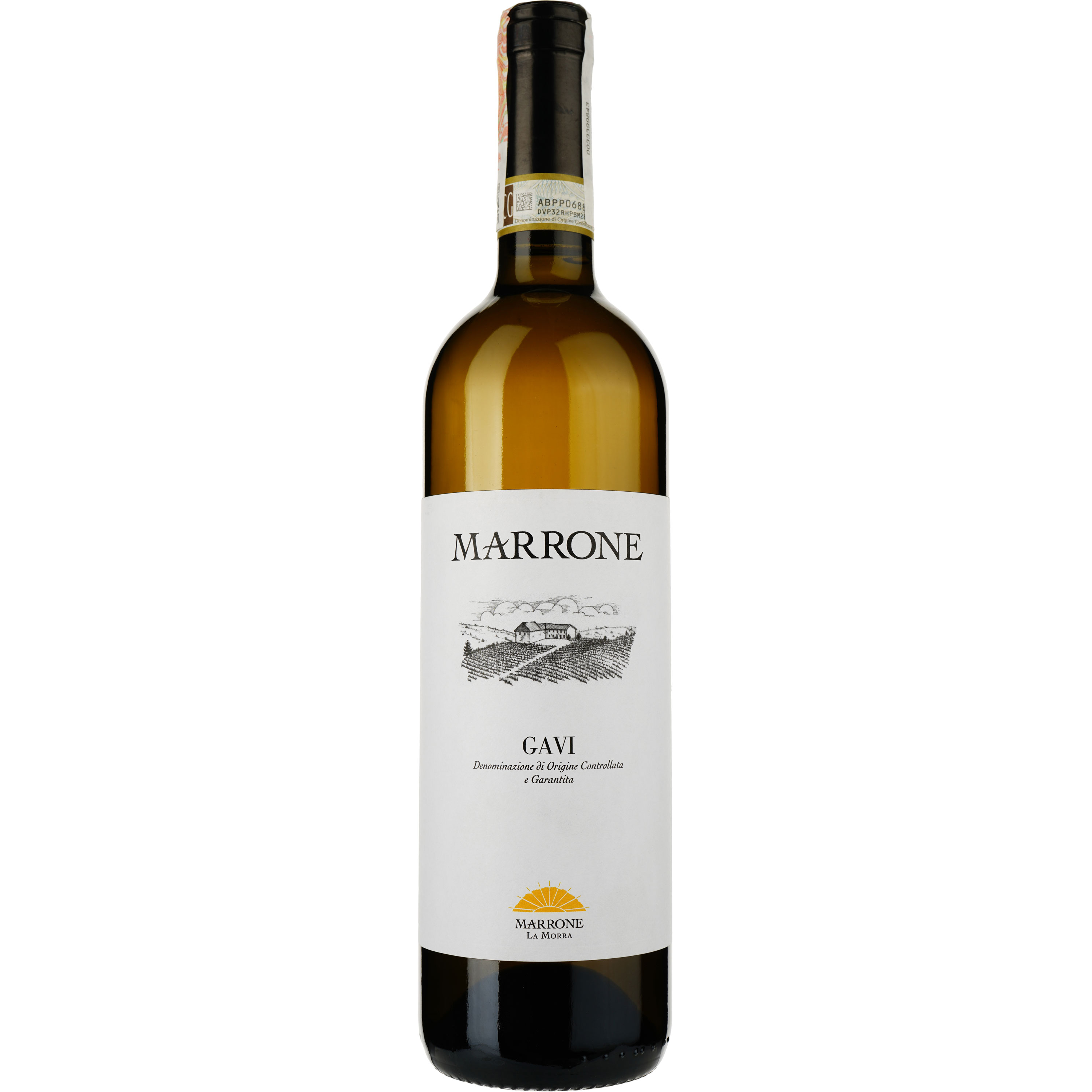 Вино Gian Piero Marrone Gavi DOCG, белое, сухое, 12,5%, 0,75 л (774224) - фото 1