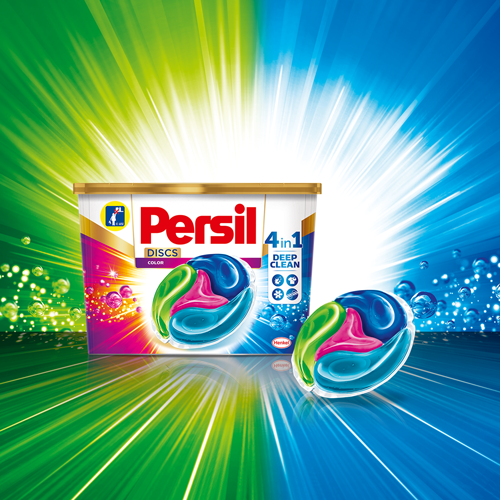 Гель для прання в капсулах Persil Discs Color Deep Clean, 38 шт. (825760) - фото 8