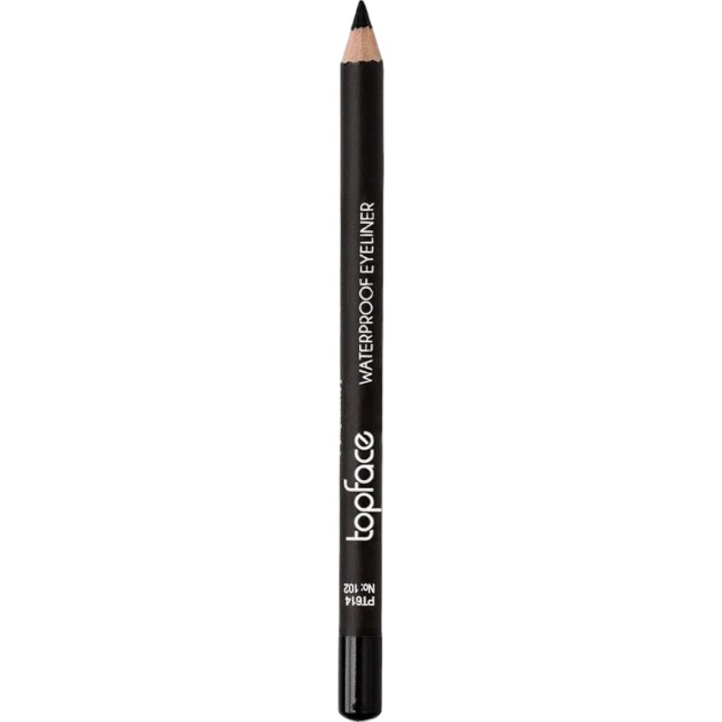 Олівець для очей TopFace Waterproof Eyeliner водостійкий PT614 відтінок 102, 1.14 г - фото 1