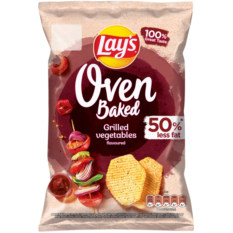 Чипсы Lay's Oven Baked со вкусом овощей гриль 110 г (944159) - фото 1