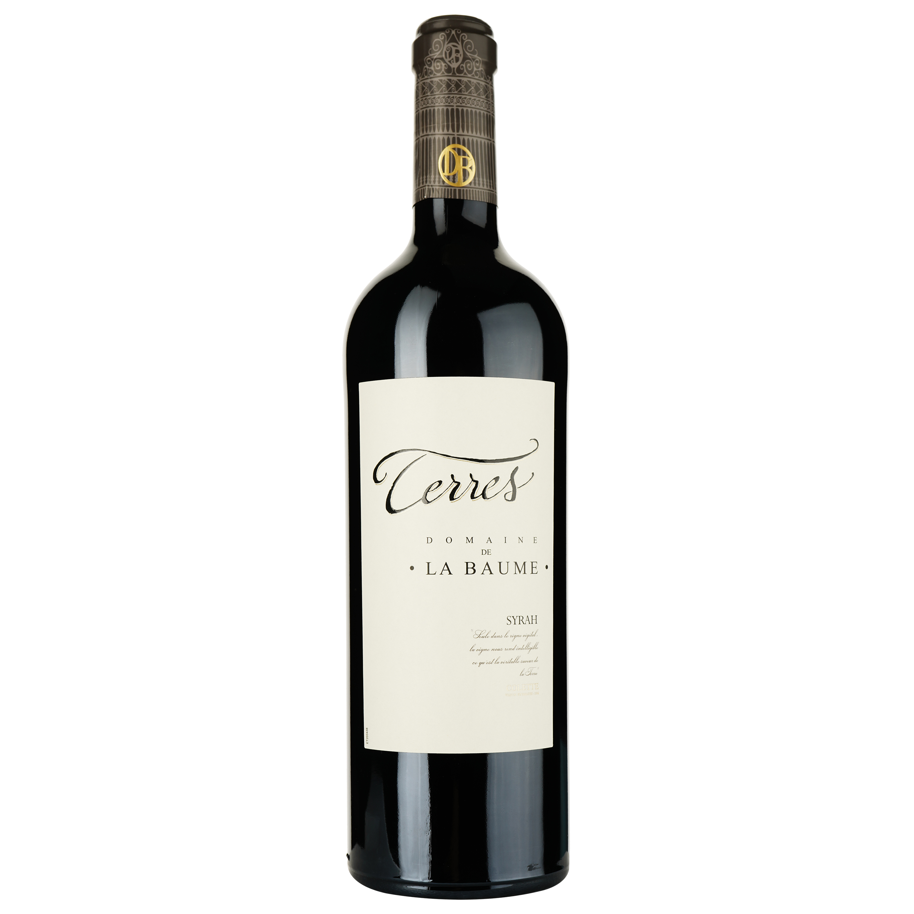 Вино Domaine De La Baume Terres Syrah 2020 IGP Pays d'Oc красное сухое 0.75 л - фото 1