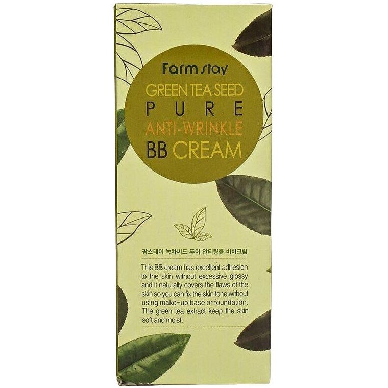 BB-крем для обличчя FarmStay Green Tea Seed Pure Anti-Wrinkle BB Cream 40 г - фото 5