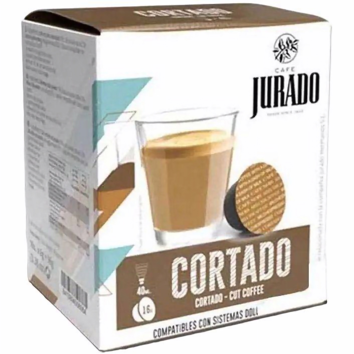Кава в капсулах Jurado Dolce Gusto Cafе Cortado 16 шт. - фото 1