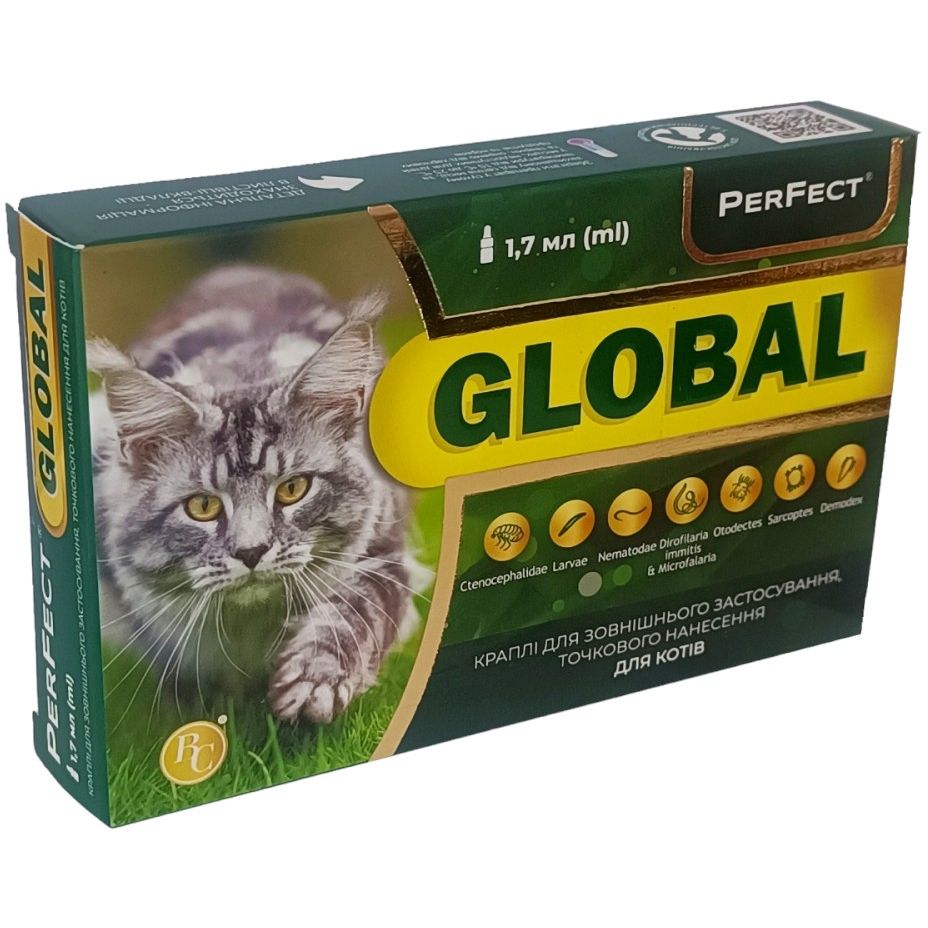 Краплі для котів Ветсинтез PerFect Global 1.7 мл - фото 3