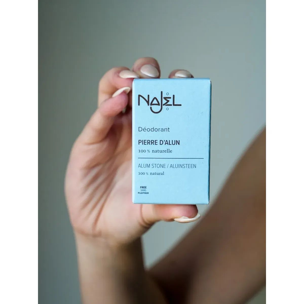 Натуральний дезодорант-кристал Najel Alum Stone Natural Deodorant 90 г - фото 2