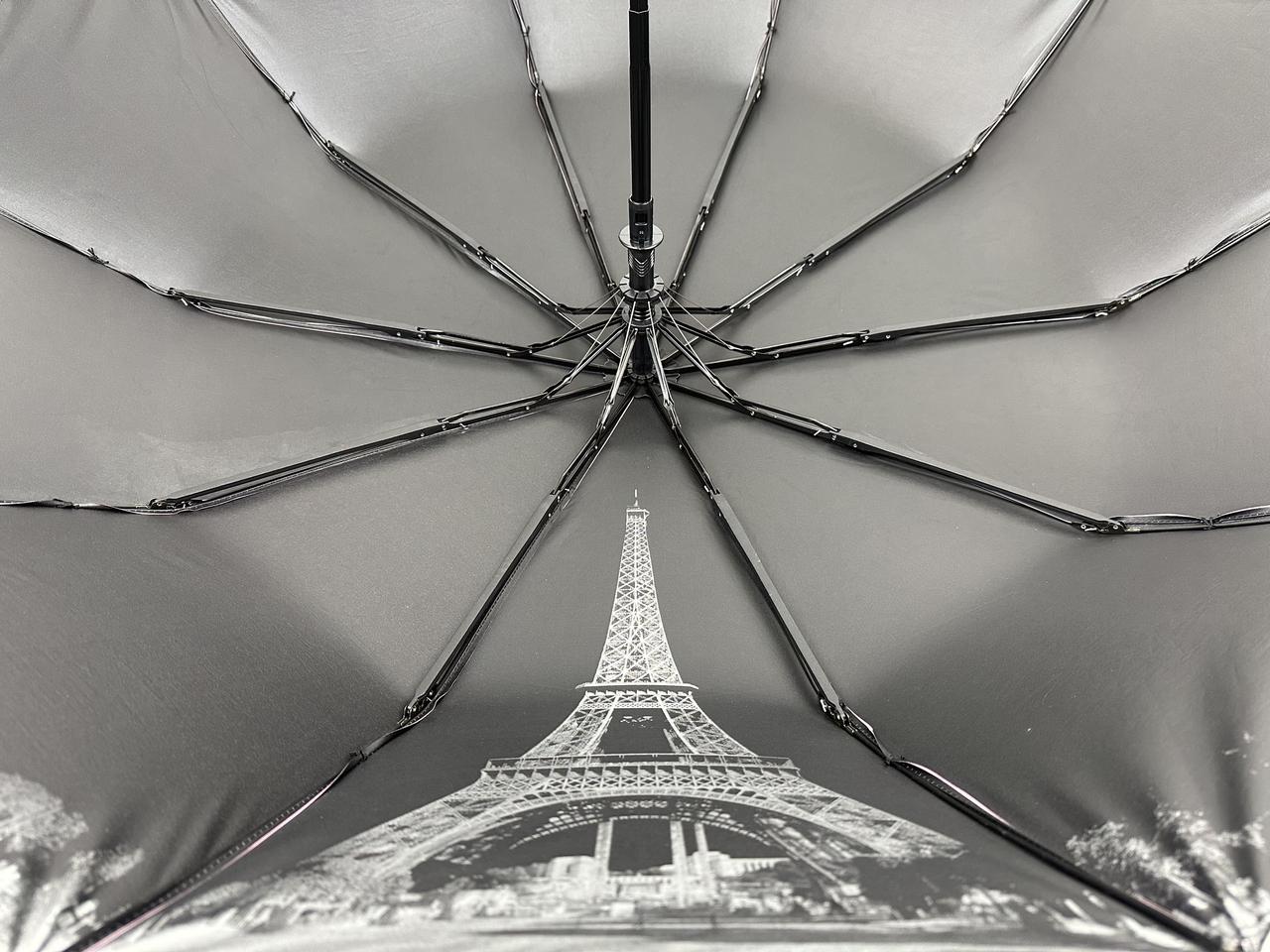 Жіноча складана парасолька напівавтомат Bellissima 102 см пудрова - фото 7
