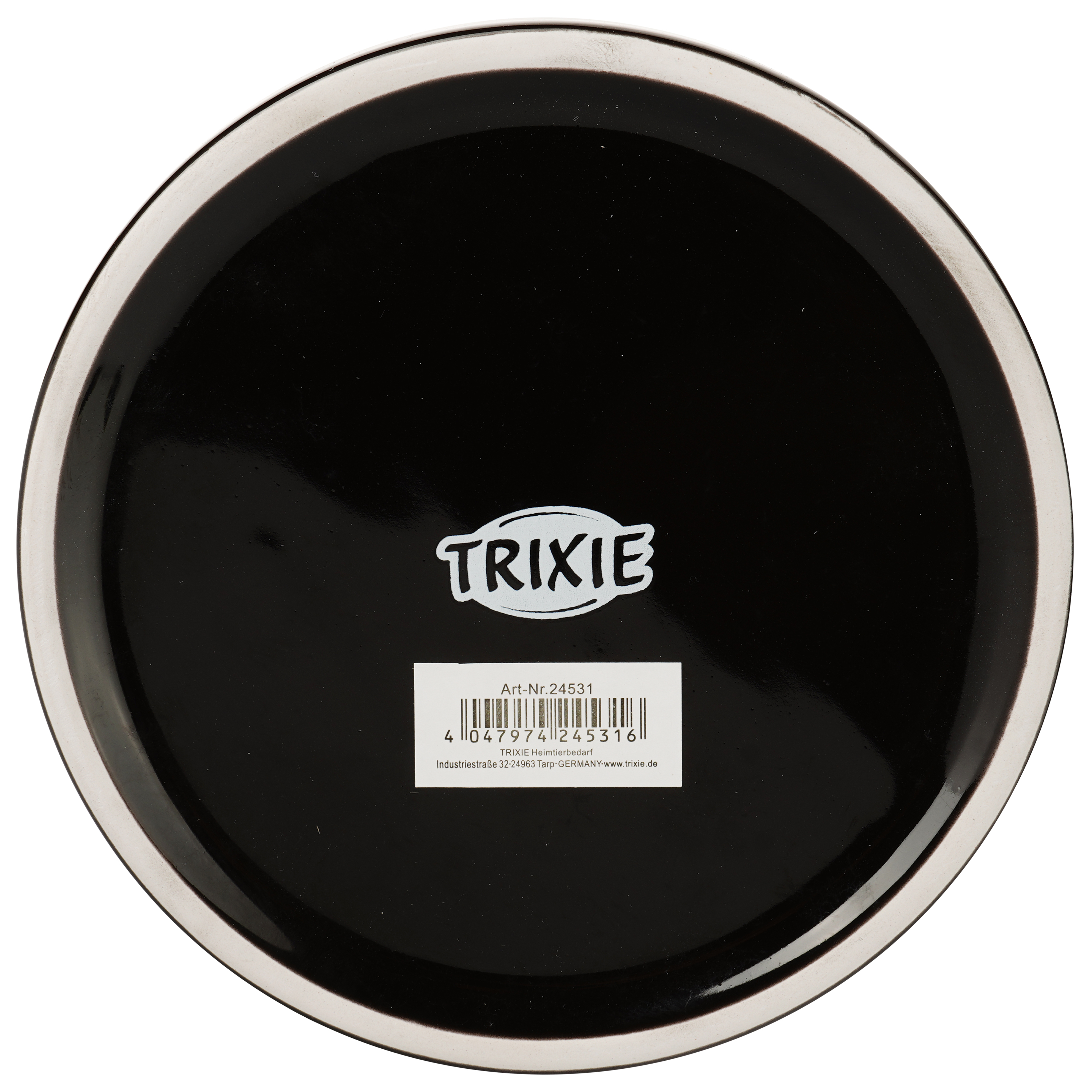 Миска для собак Trixie керамическая, 0,3 л / 12 см, коричневый (24531) - фото 2