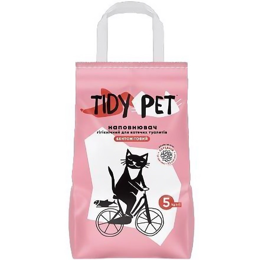 Бентонитовый наполнитель для кошачьего туалета Tidy Pet 5 кг - фото 1