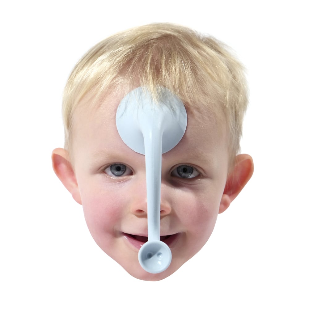 Іграшка-антистрес Moluk Угі Хобот Фант, 12,5 см, блакитна (43240) - фото 4
