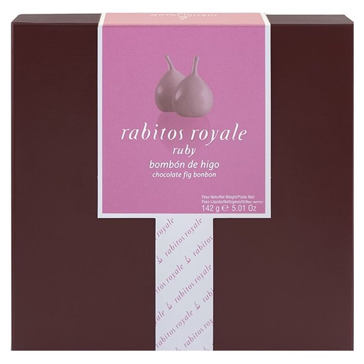 Цукерки Rabitos Royale Ruby інжир у рожевому шоколаді, 142 г - фото 1