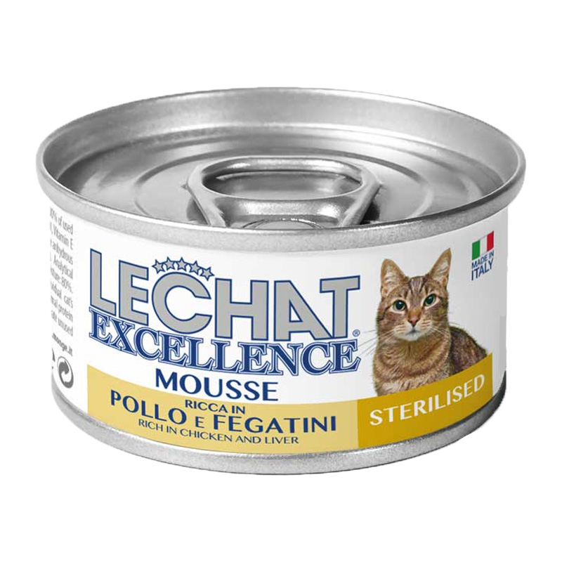 Влажный корм для кошек Monge LCE Cat Sterilised, курица с печенью, 85 г (70060967) - фото 1