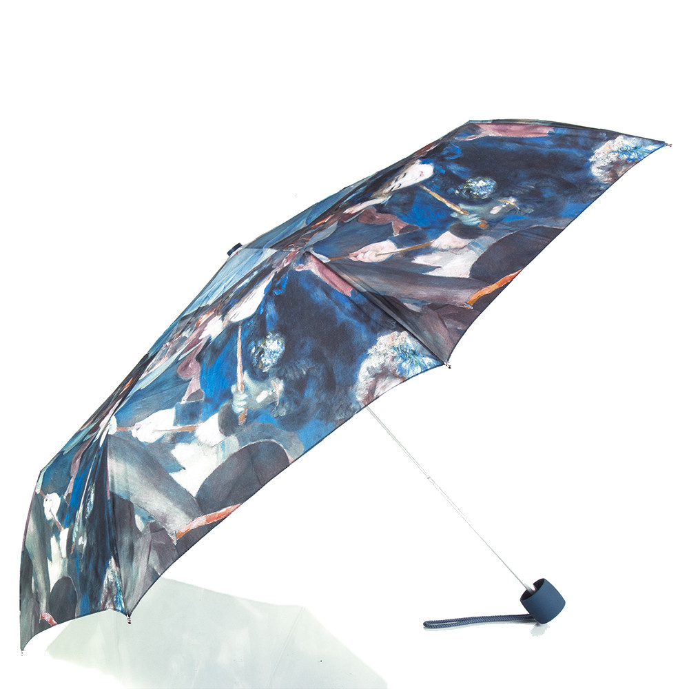 Женский складной зонтик механический Fulton 95 см синий - фото 2