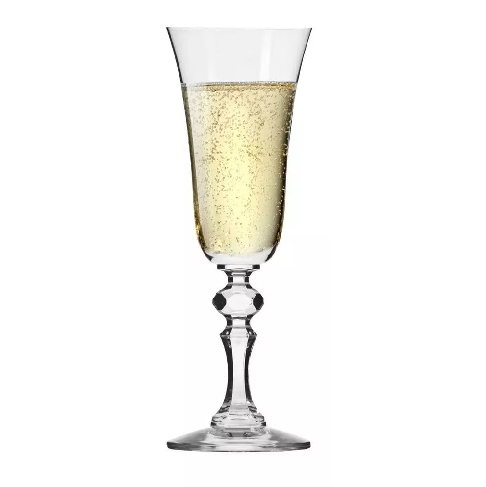 Набор бокалов для шампанского Krosno Krista, стекло, 150 мл, 6 шт. (788029) - фото 2