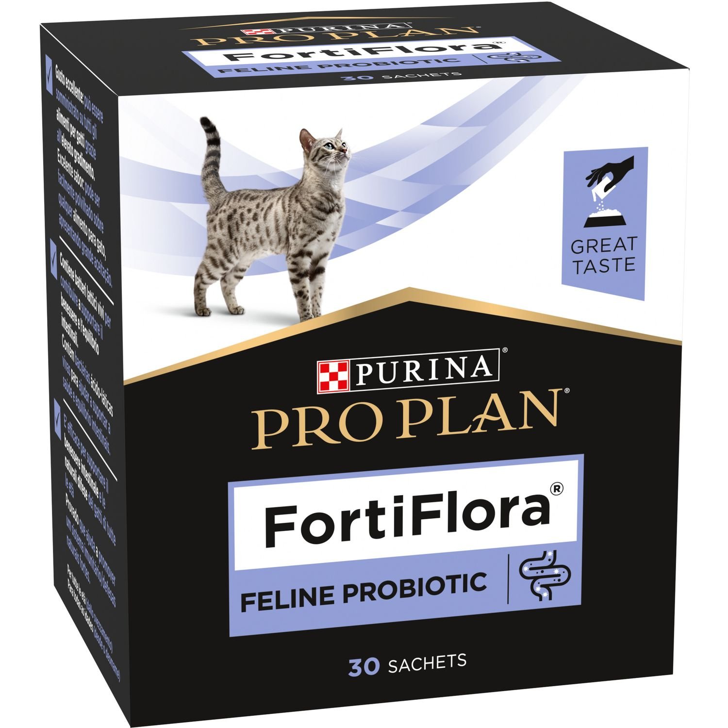 Кормова добавка з пробіотиком Purina Pro Plan FortiFlora для дорослих котів та кошенят для підтримання нормальної міклофлори шлунково-кишкового тракту 30 г (30 шт. х 1 г) (12381923) - фото 2