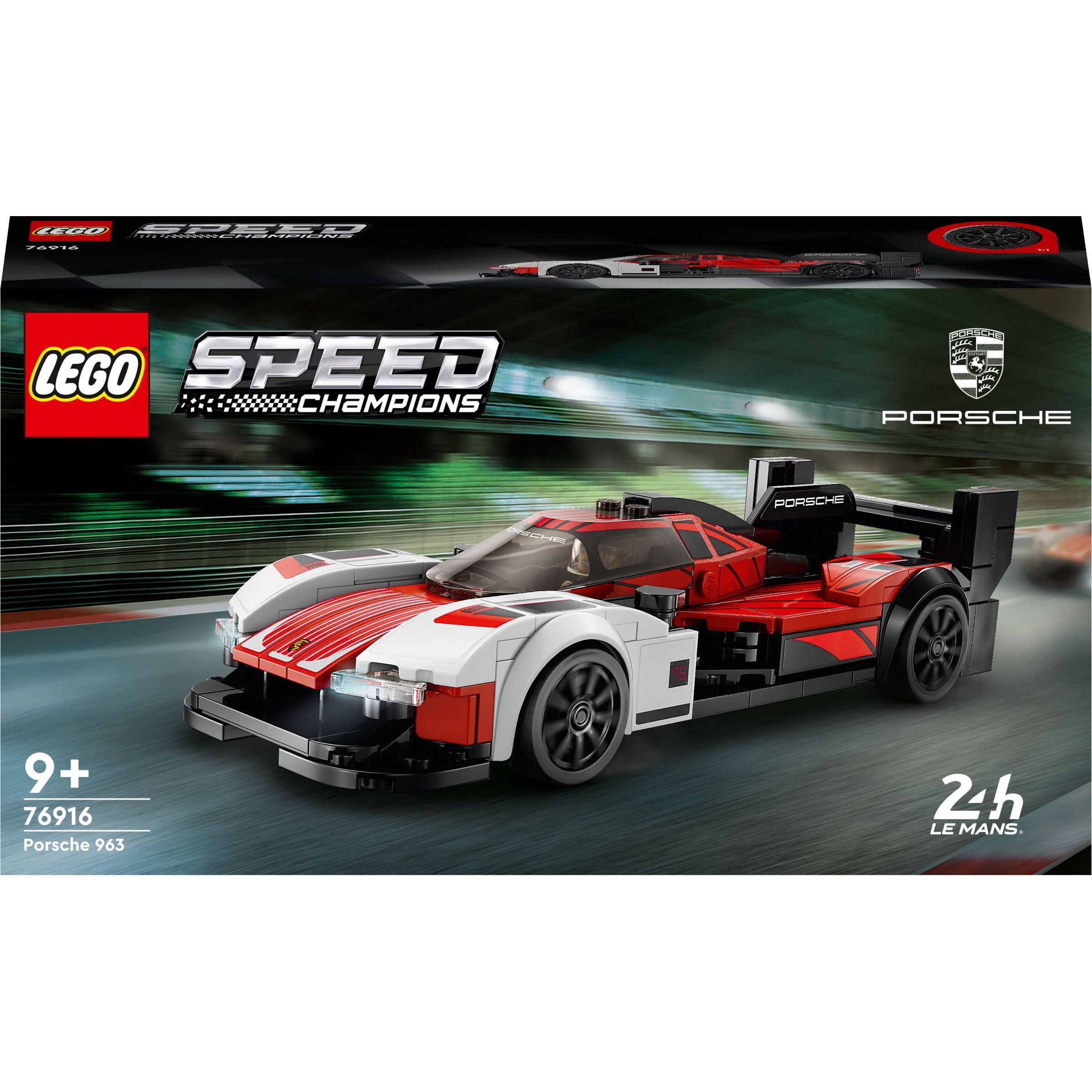Конструктор LEGO Speed Champions Porsche 963, 280 деталей (76916) - фото 1