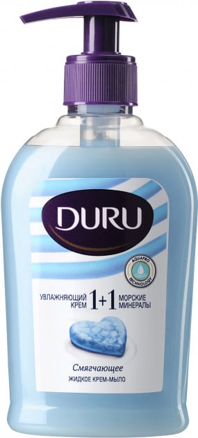 Жидкое мыло Duru 1+1 Крем и Морские минералы, 300 мл - фото 1