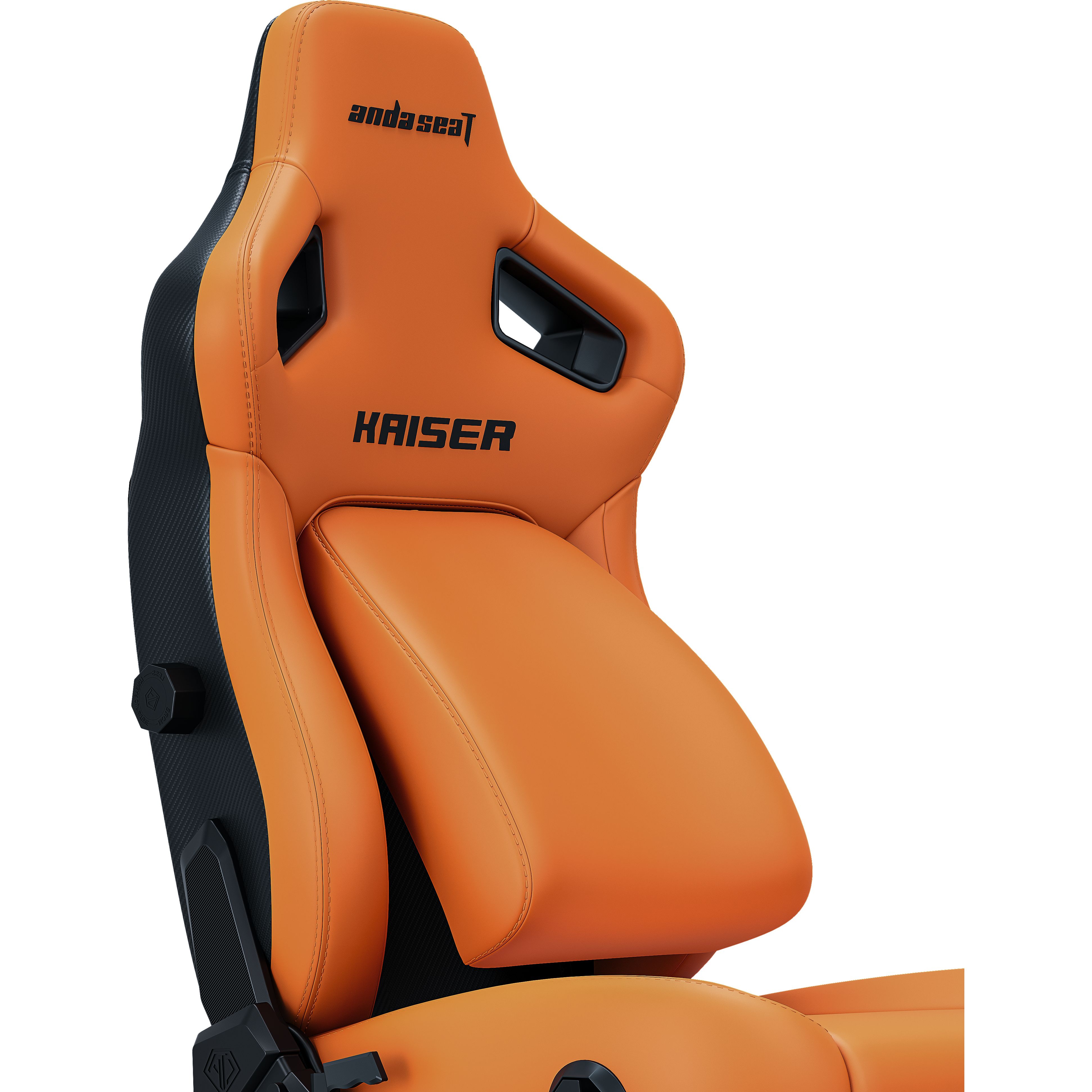 Кресло игровое Anda Seat Kaiser 4 Size XL Orange Premium PVC (AD12YDDC-XLL-20-O-PV/C) - фото 5