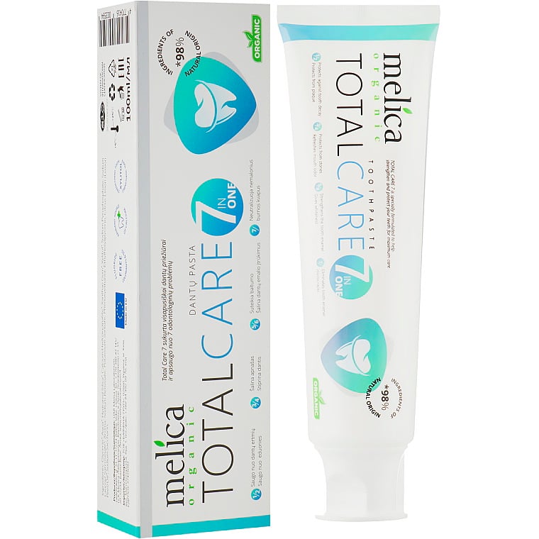 Зубная паста Melica Organic Toothpaste Total Care 7 100 мл - фото 1