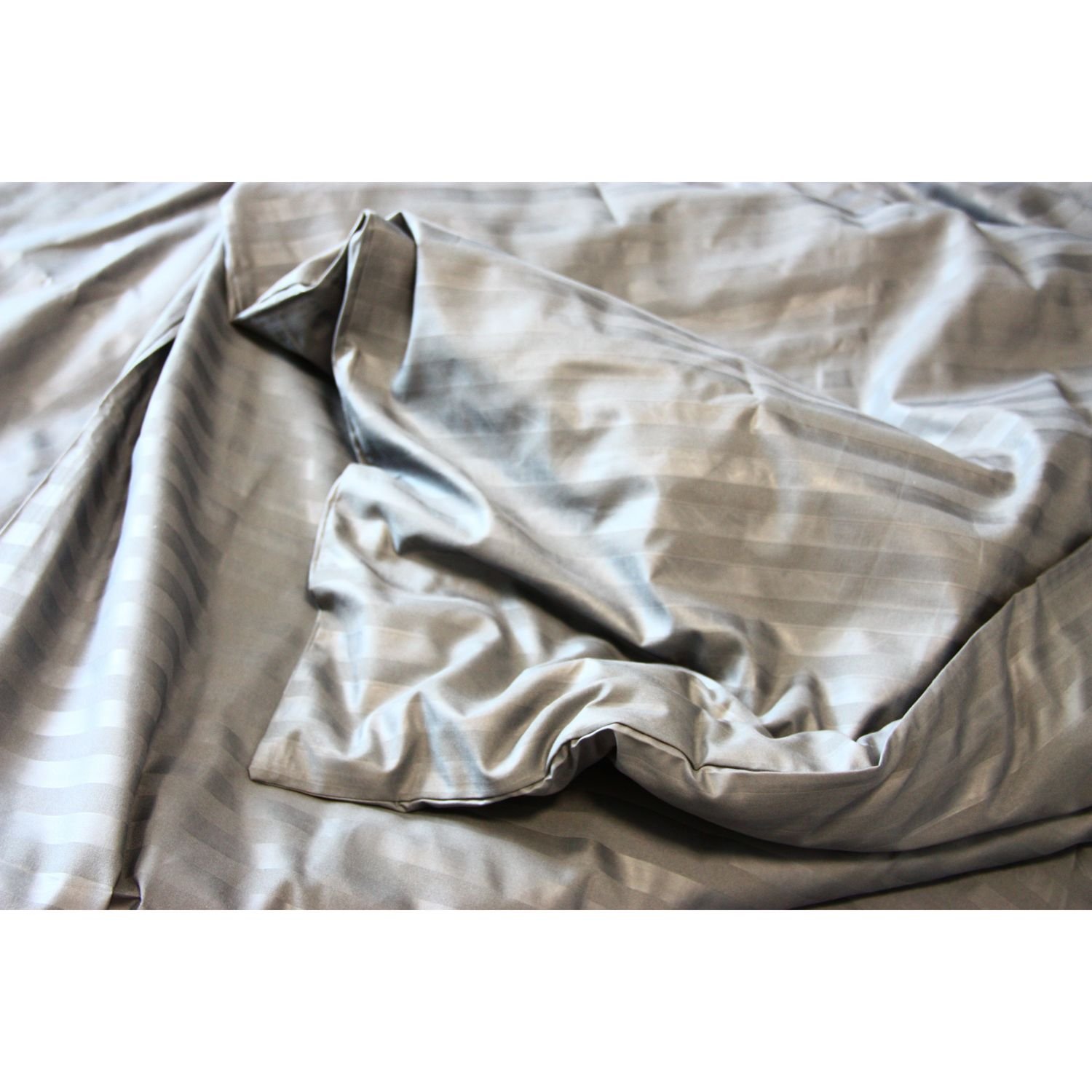 Набор наволочек LightHouse Mf Stripe Graphite, 70х50 см, 2 шт., серый (604996) - фото 7