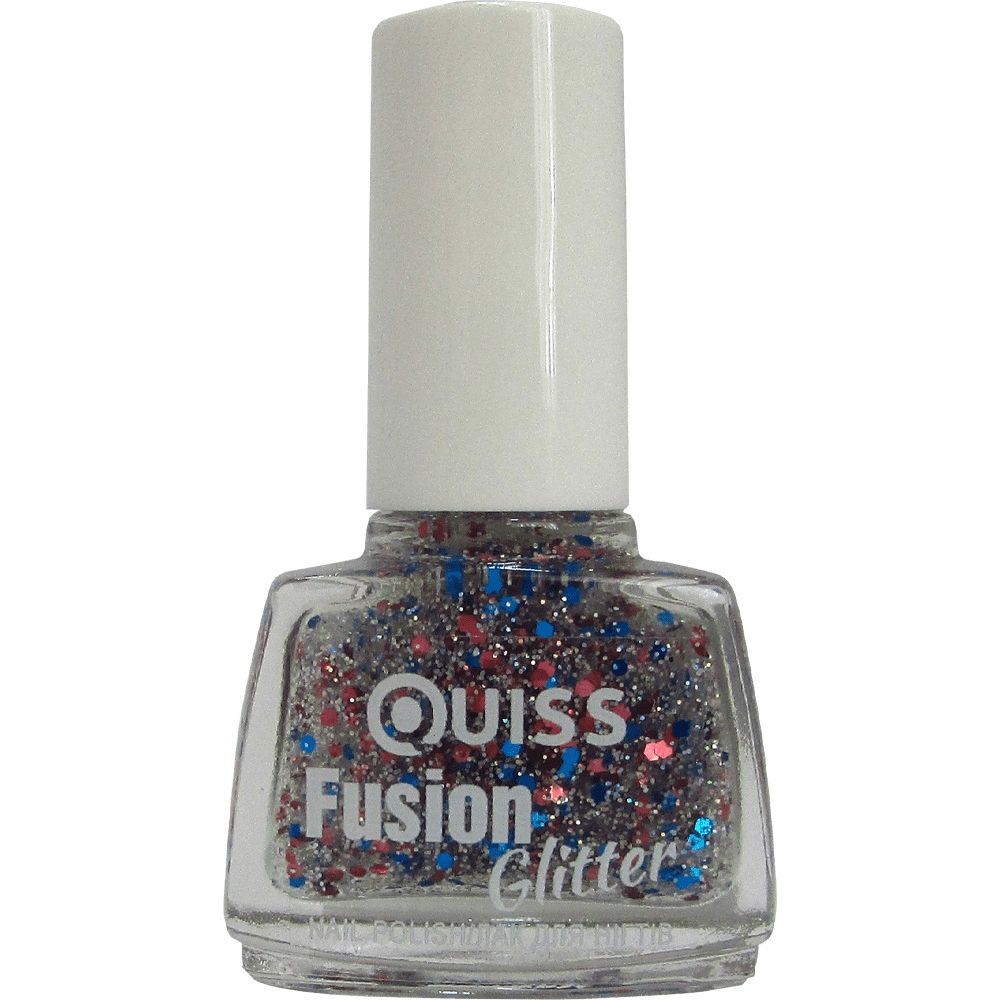 Лак для нігтів Quiss Fusion Glitter відтінок 03, 6 г - фото 1