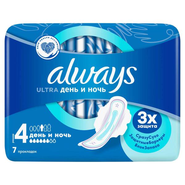 Гігієнічні прокладки Always Ultra Night, 7 шт. - фото 1
