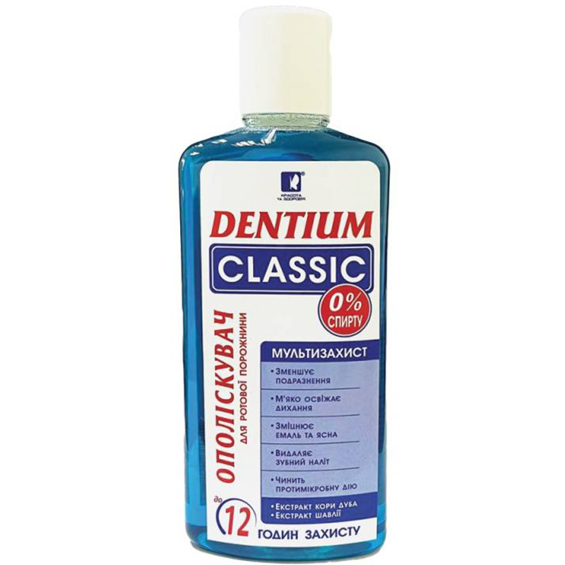 Ополаскиватель для полости рта Dentium Classic 500 мл - фото 1