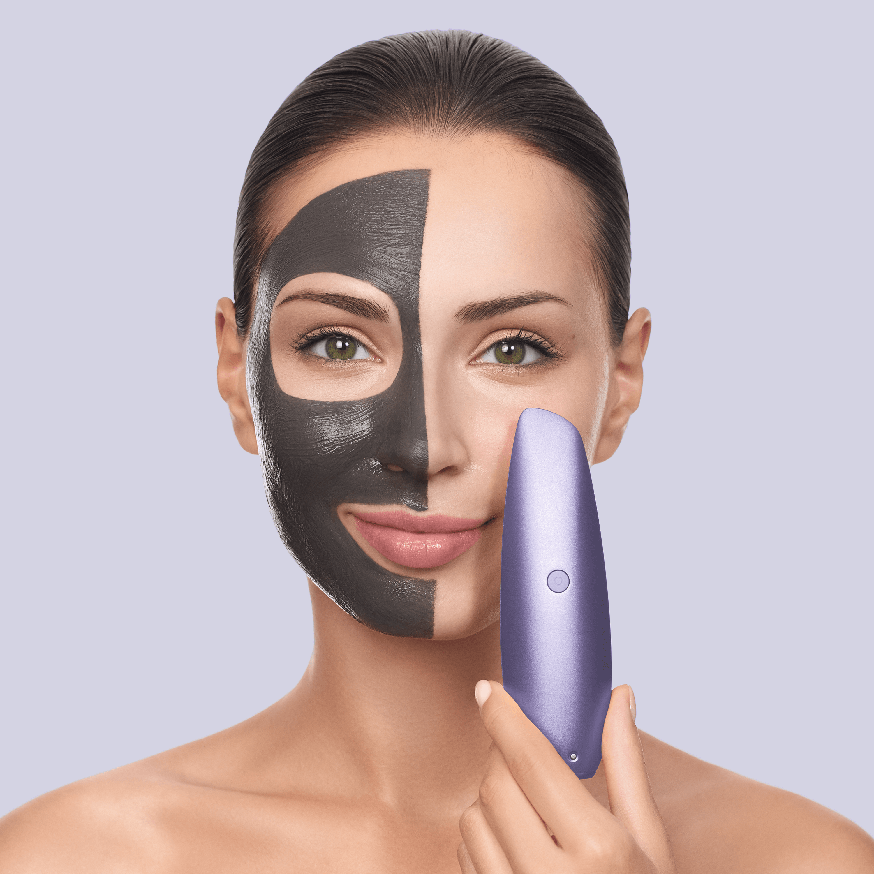 Бесконтактная магнитная пилинг маска GESKE Touchless Magnetic Peeling Mask 5 в 1 фиолетовая - фото 6