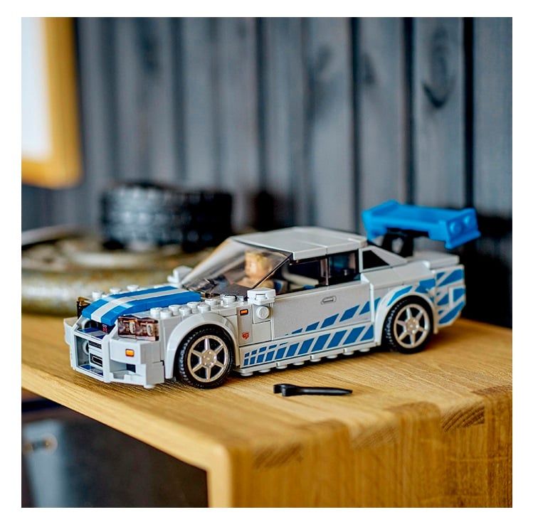 Конструктор LEGO Speed Champions Двойной форсаж Nissan Skyline GT-R (R34), 319 деталей (76917) - фото 4