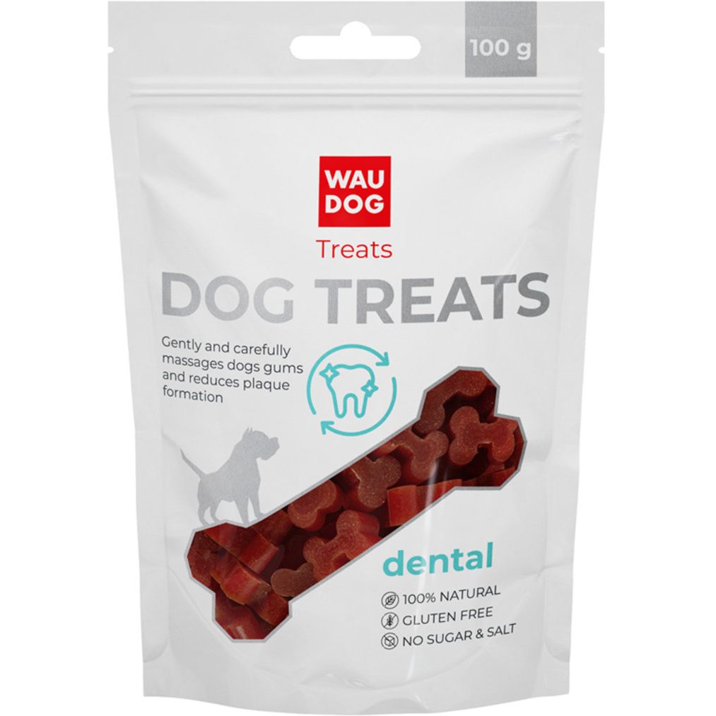 Лакомство для собак Waudog Treats Стоматологическая кость со вкусом курятины 100 г - фото 1