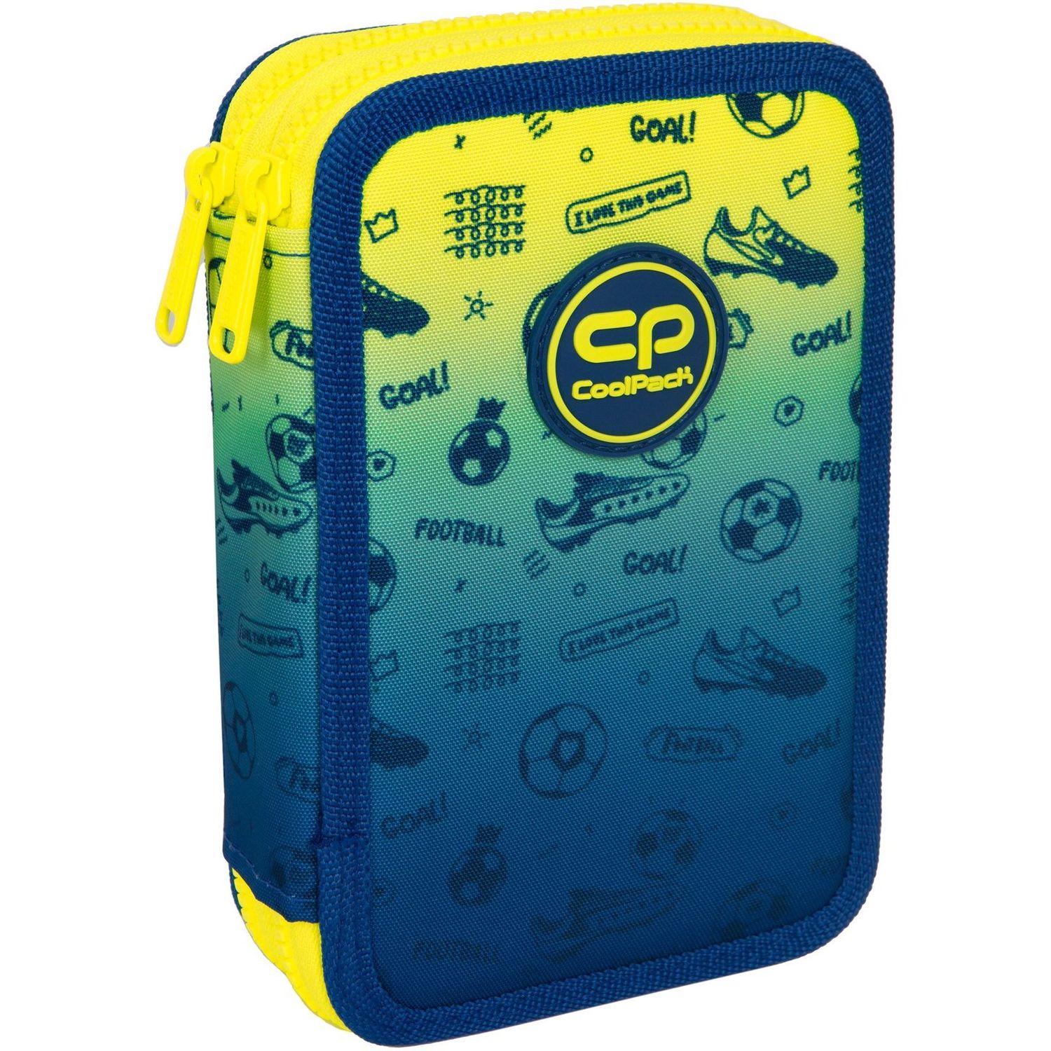 Пенал з наповненням CoolPack Jumper 2 Football 2t, 2 відділення (F066339) - фото 1