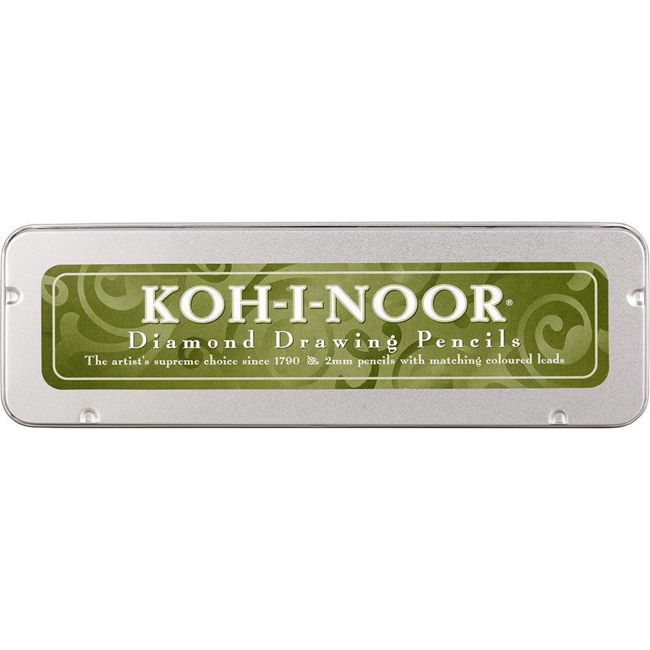 Набор цанговых карандашей Koh-i-Noor Diamond Pencils 6 шт. в металлической коробке (5217) - фото 1