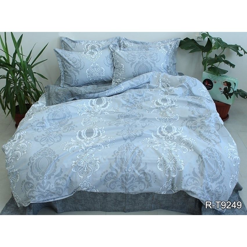 Комплект постільної білизни TAG Tekstil з компаньйоном 1.5-спальний 000210688 (R-T9249) - фото 1