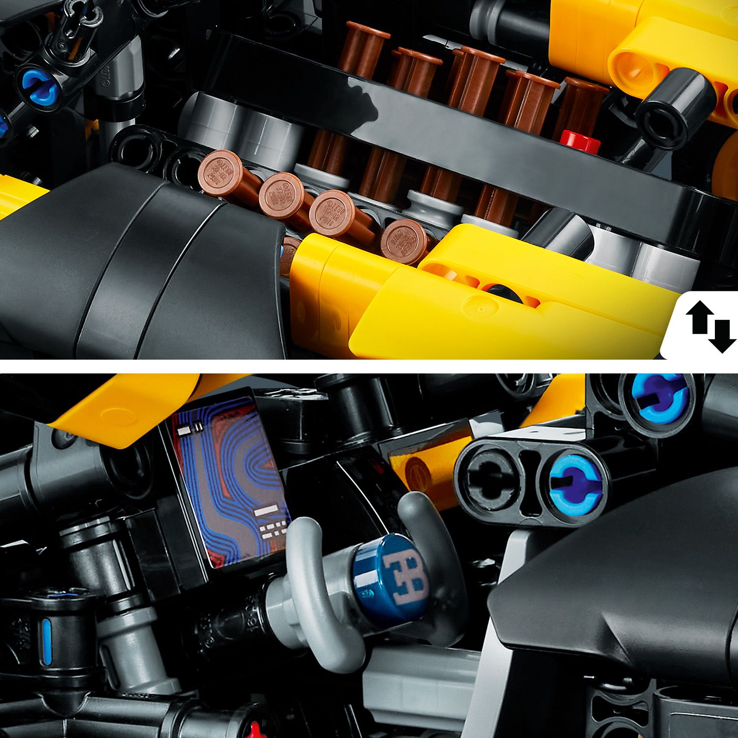 Конструктор LEGO Technic Bugatti Bolide, 905 деталей (42151) - фото 8
