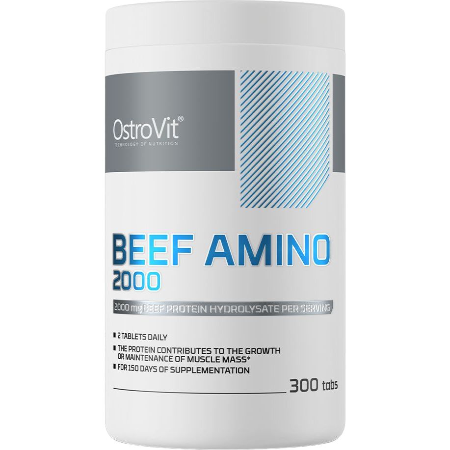 Аминокислотный комплекс OstroVit Beef Amino 2000 300 таблеток - фото 1
