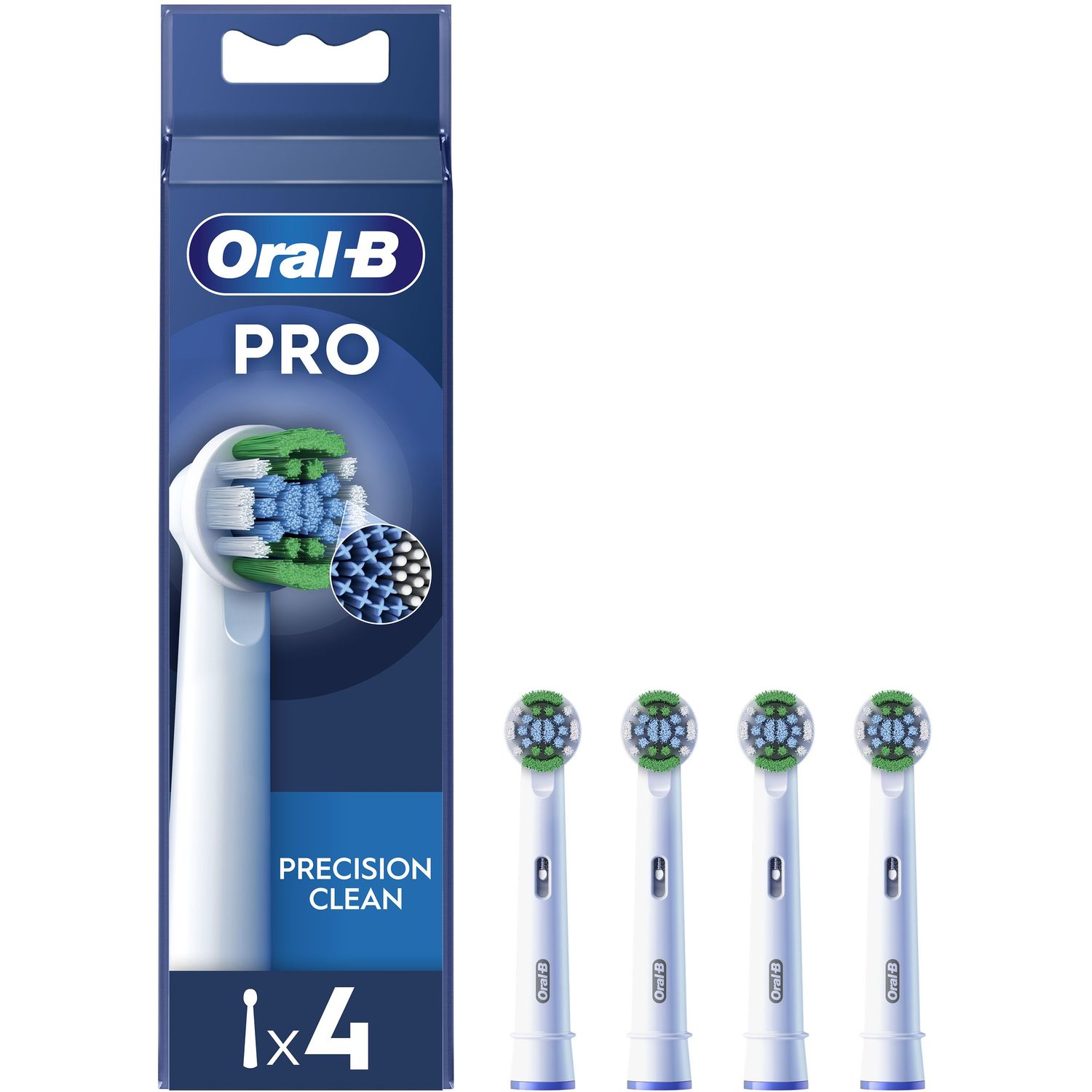 Насадки для електричної зубної щітки Oral-B Precision Clean, 4 шт. - фото 1
