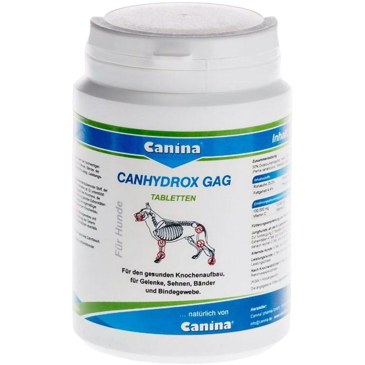 Вітаміни Canina Canhydrox GAG для собак, при проблемах із суглобами та м'язами, 120 таблеток - фото 1