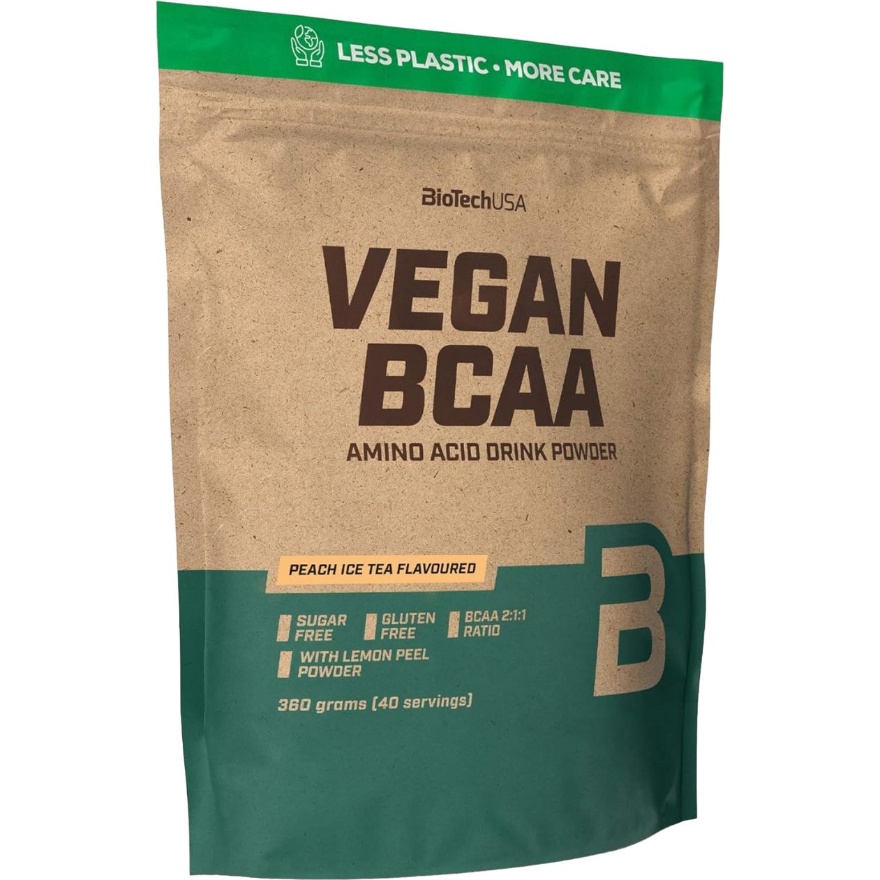 Амінокислоти BiotechUSA Vegan BCAA Холодний чай 360 г - фото 1