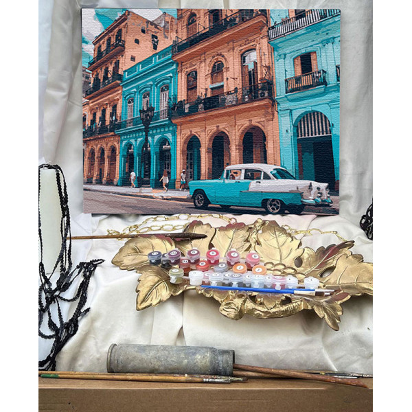 Картина за номерами ArtCraft Яскрава Куба 40x50 см (10536-AC) - фото 3