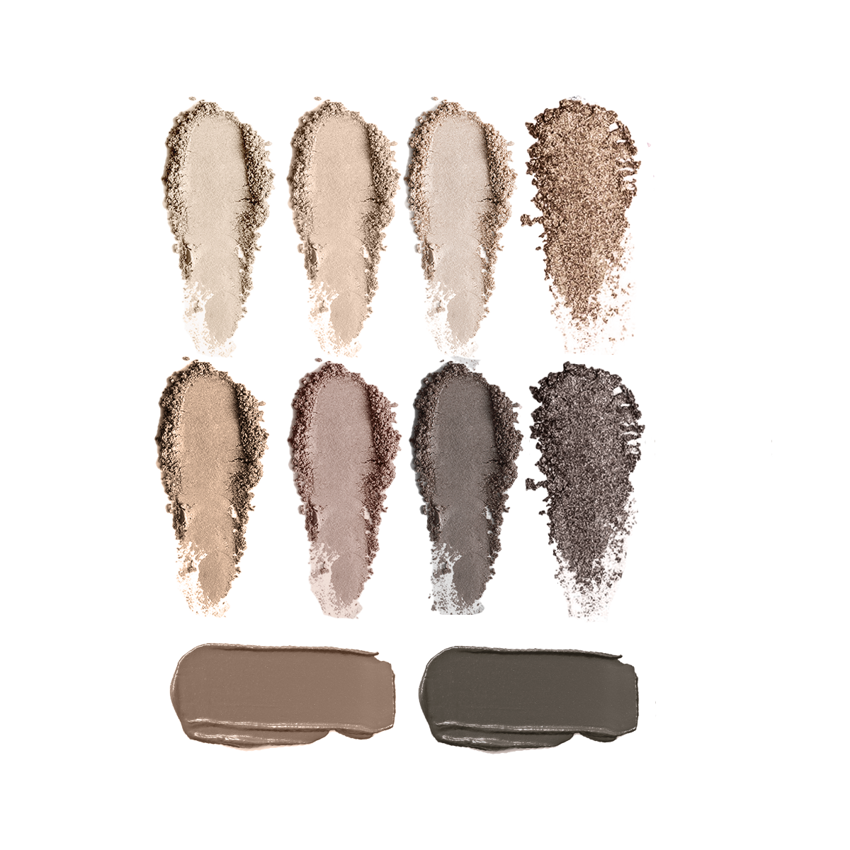 Палетка для макіяжу очей LN Professional Eyeshadows&Brows Pro Palette Kit, відтінок 02, 12 г - фото 2