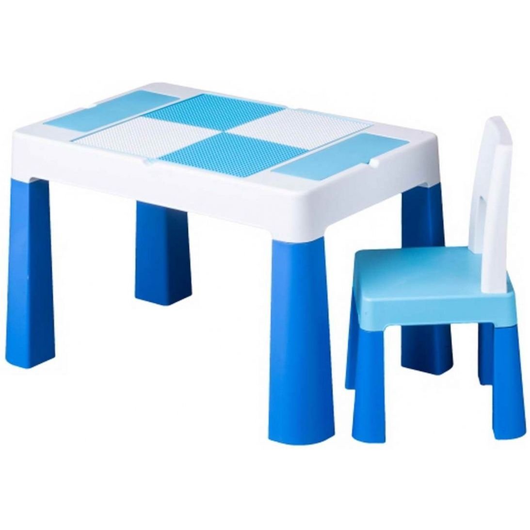 Набір меблів Tega Multifun, стіл і стілець, синій (MF-001-120) - фото 1