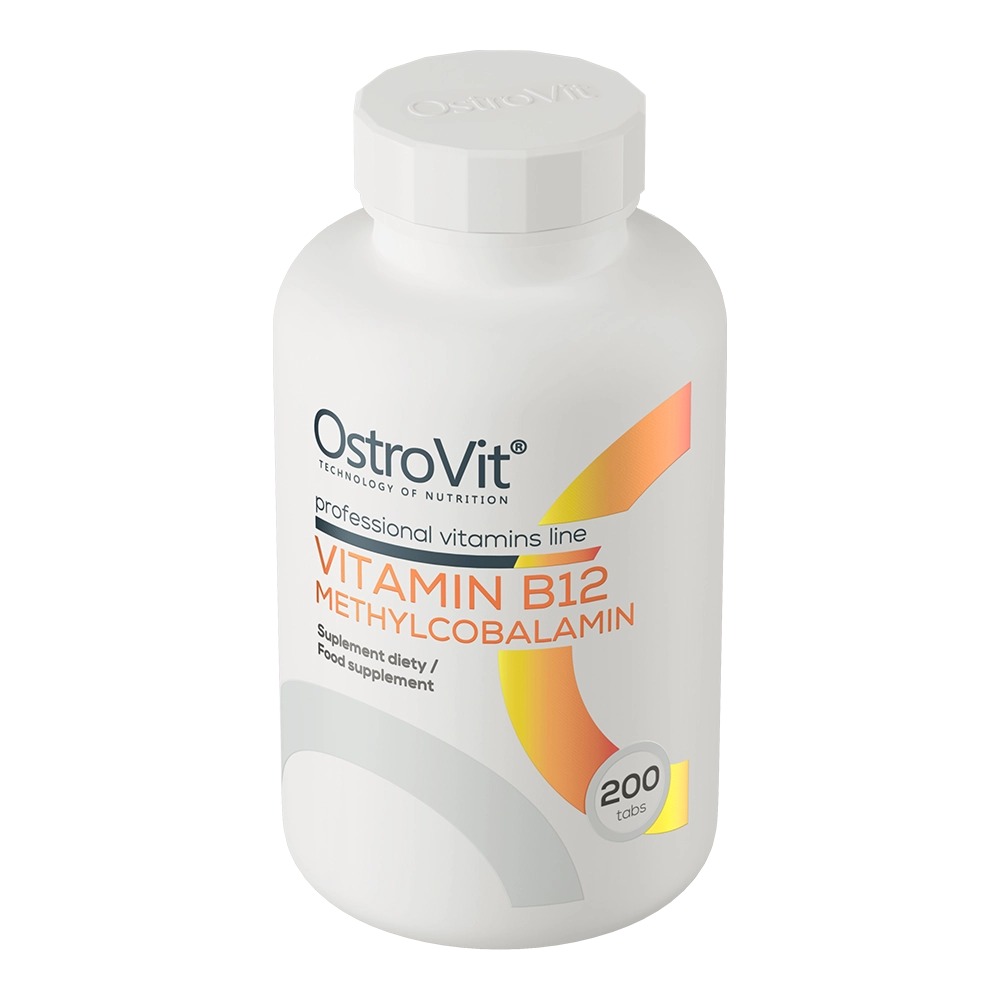 Вітамін OstroVit Vitamin B12 Methylcobalamin 200 таблеток - фото 2