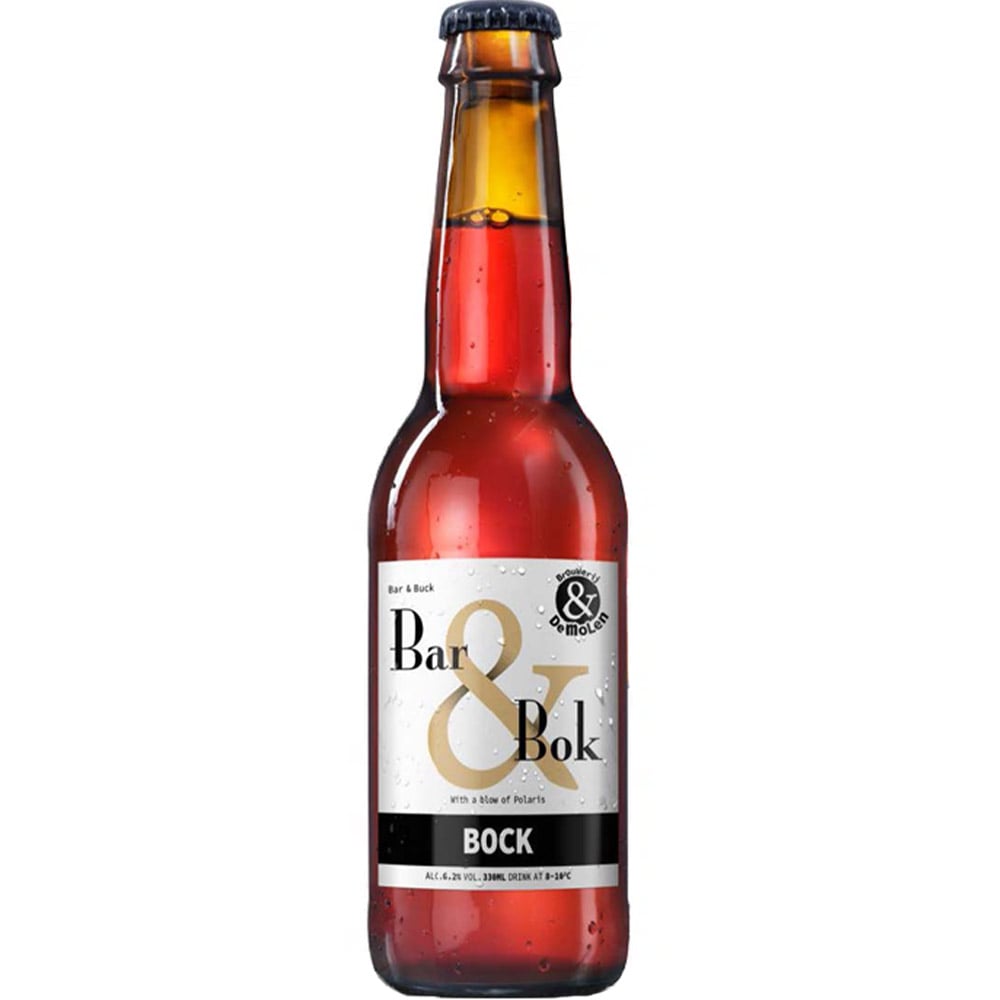 Пиво De Molen Bok & Poot Bock, полутемное, 6,3%, 0,33 л - фото 1