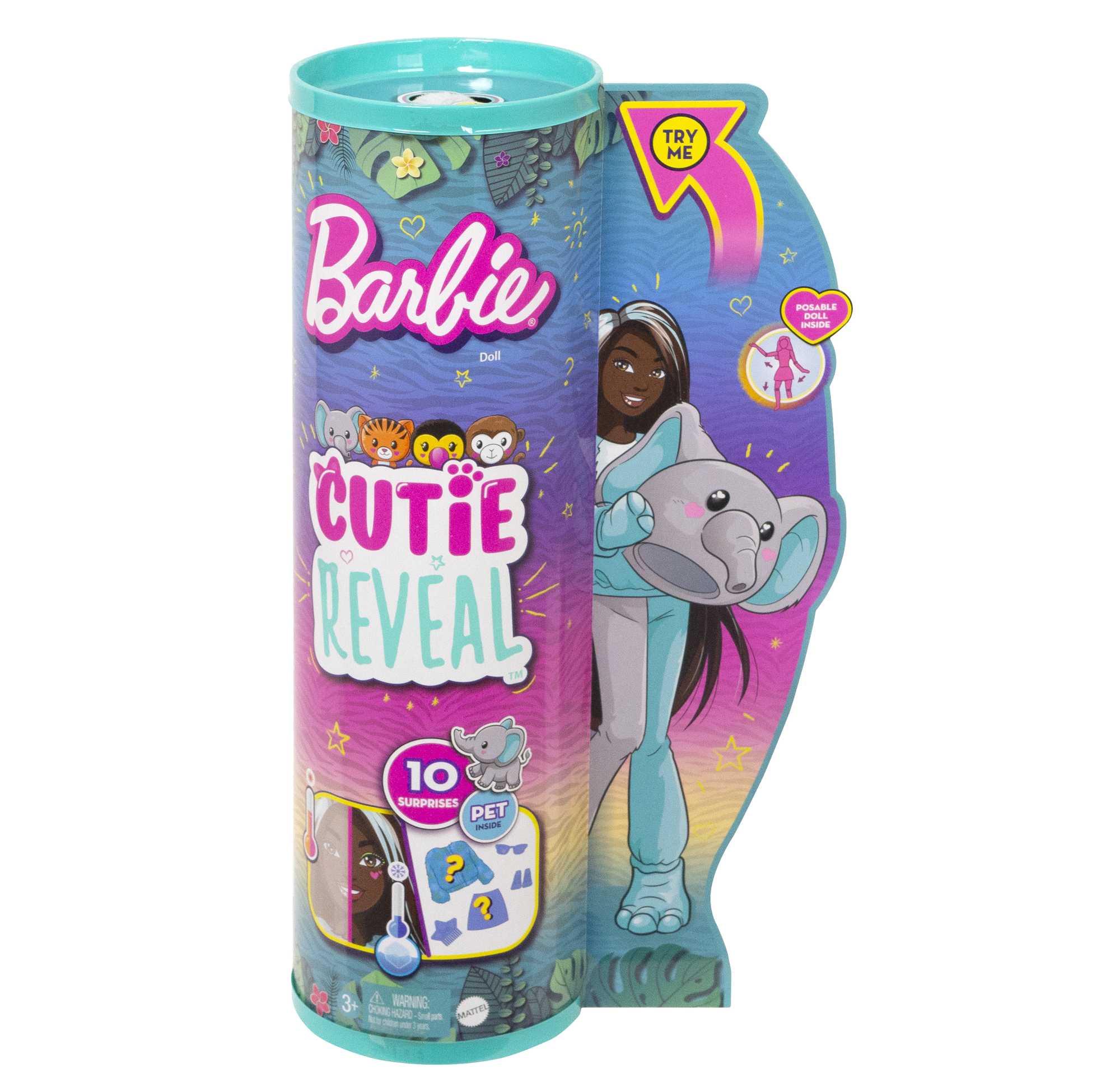 Лялька Barbie Cutie Reveal Друзі з джунглів Слоненя (HKP98) - фото 2
